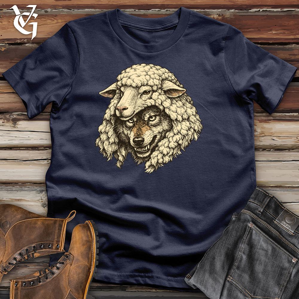 Viking Goods A Wolf in Sheeps Clothing Softstyle Tee Navy / S
