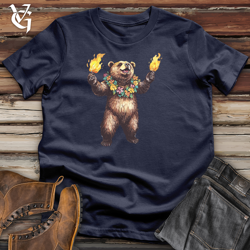Viking Goods Bear Luau Softstyle Tee Navy / S