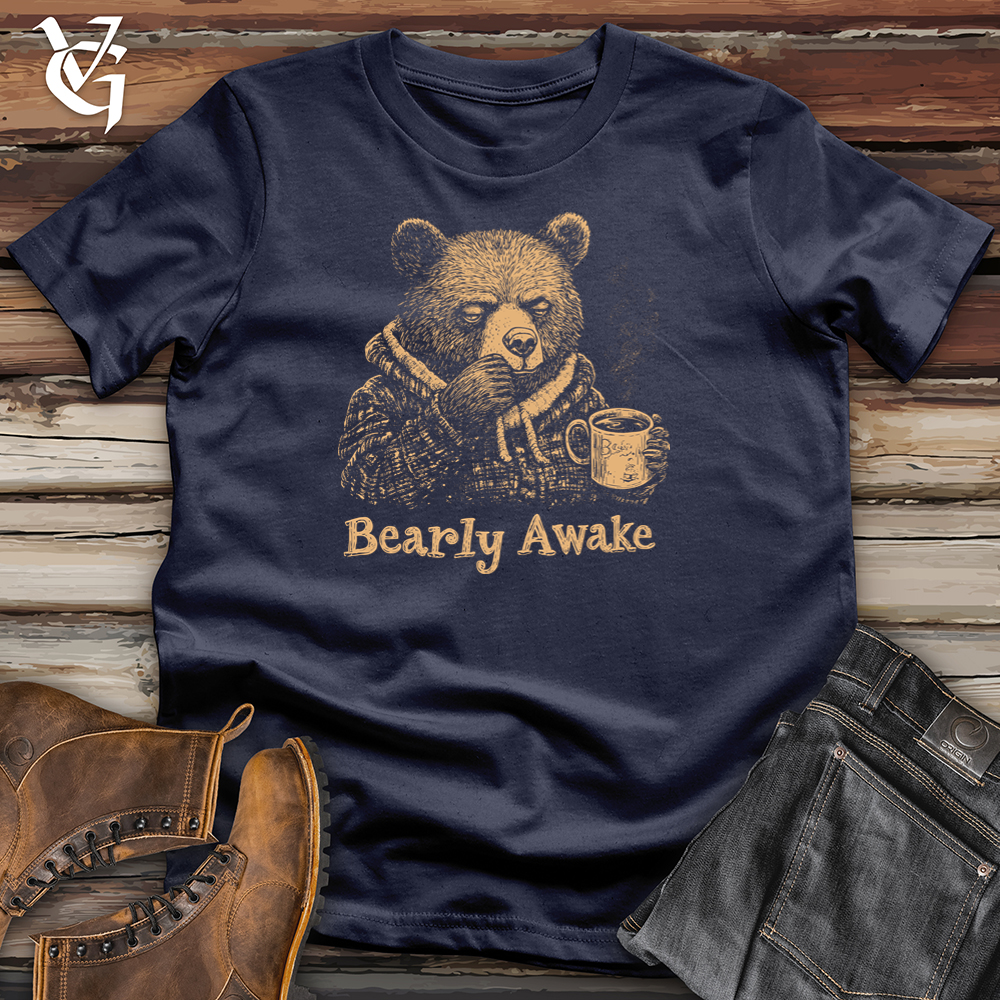 Viking Goods Bearly Awake Softstyle Tee Navy / S