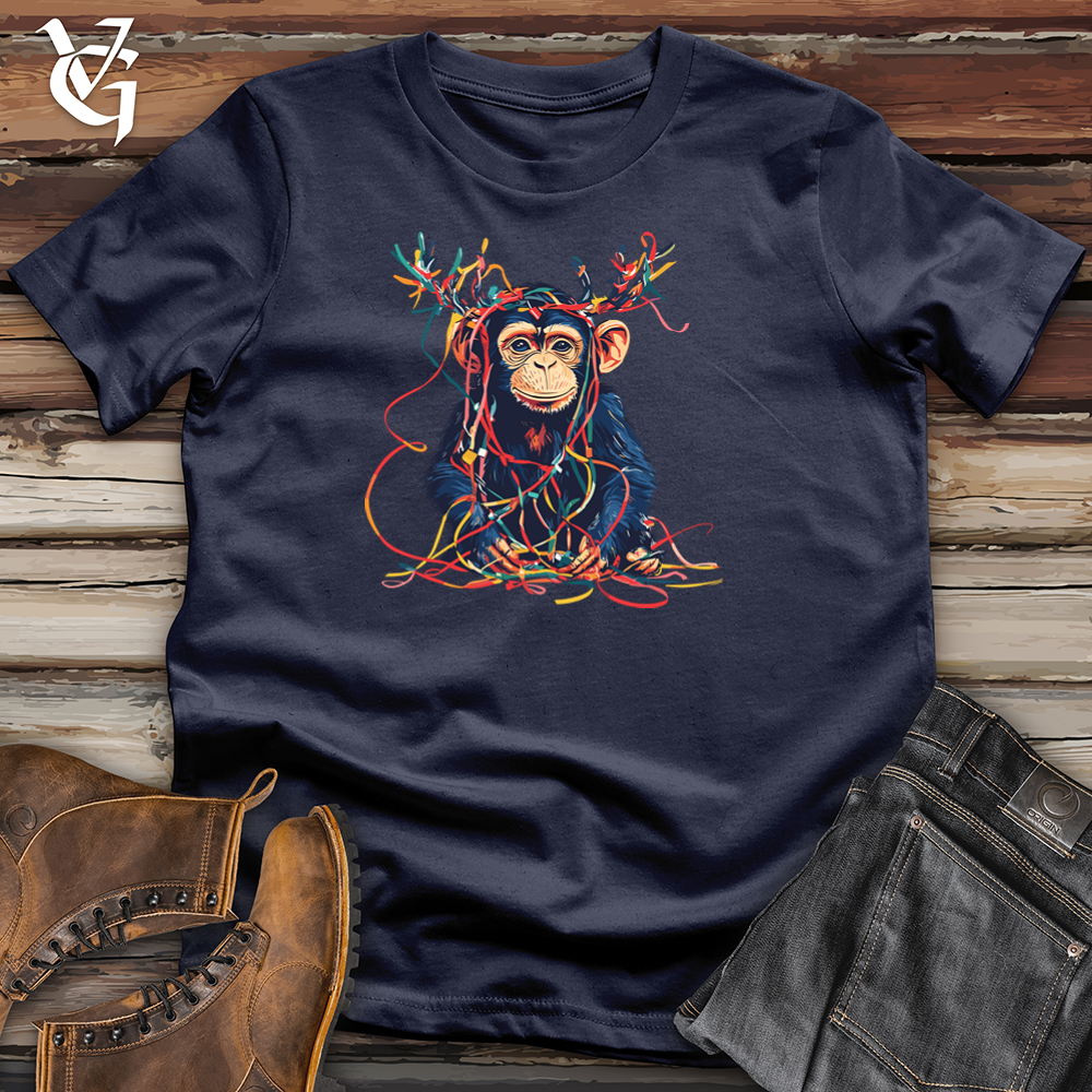 Viking Goods Birthday Monkey Softstyle Tee Navy / S