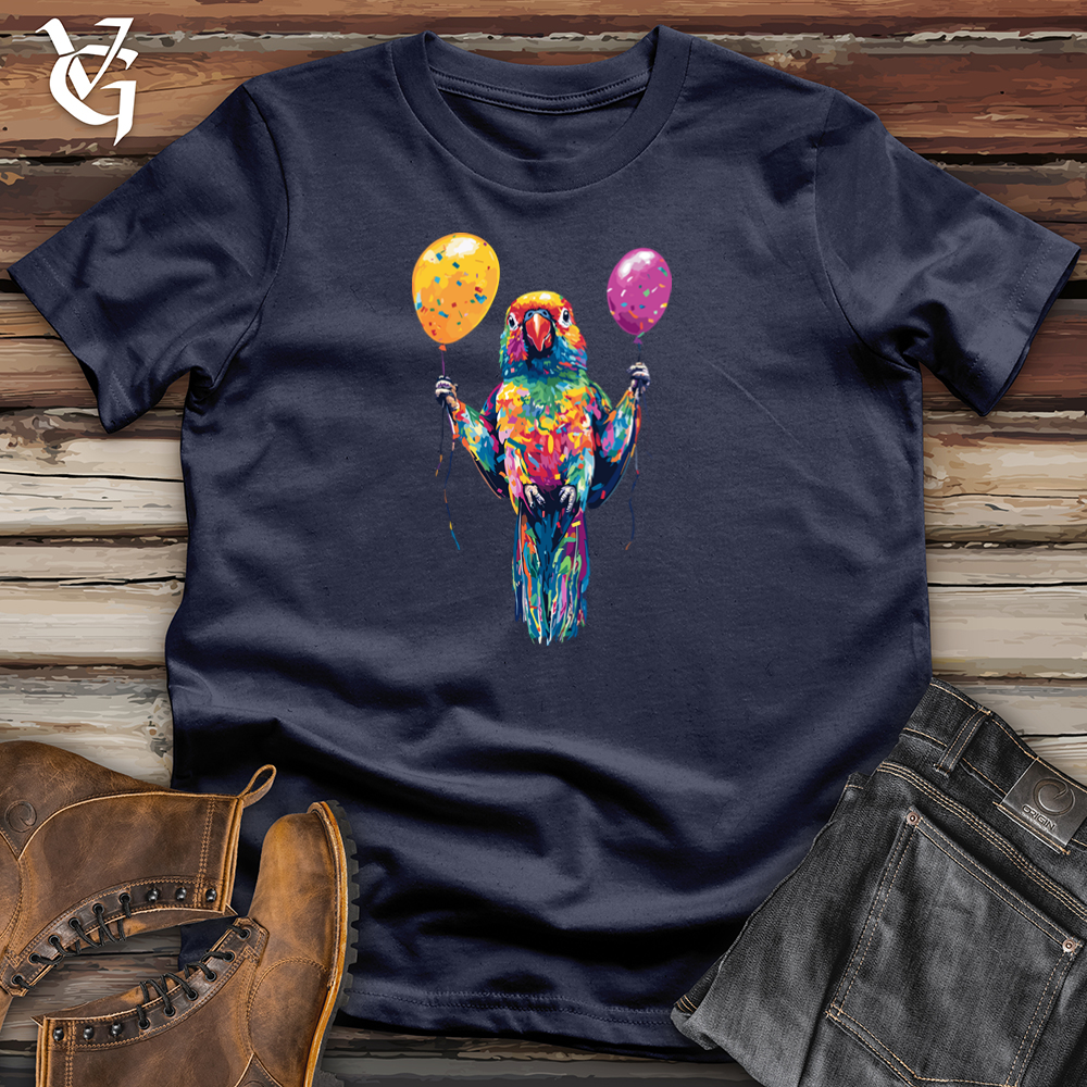 Viking Goods Birthday Parrot Softstyle Tee Navy / S