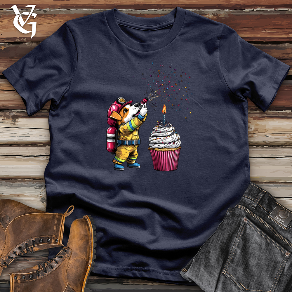 Viking Goods Birthday Rescue Dog Softstyle Tee Navy / S