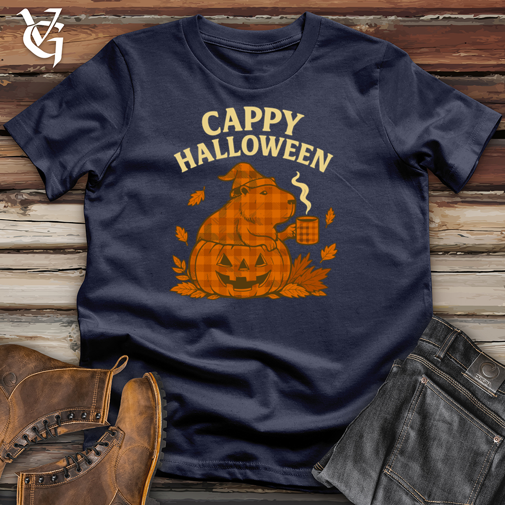 Viking Goods Cappy Halloween Capybara Softstyle Tee Navy / S