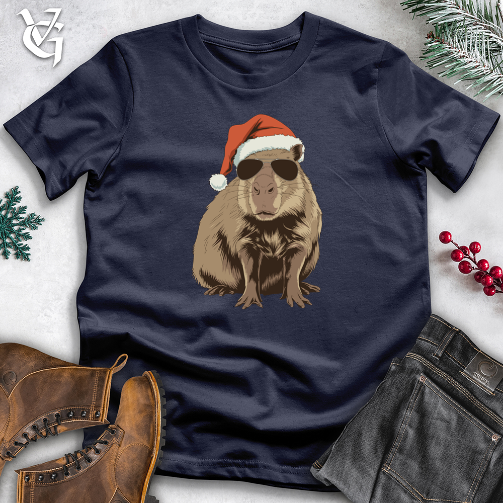 Viking Goods Capybara Claus Tee Navy / S