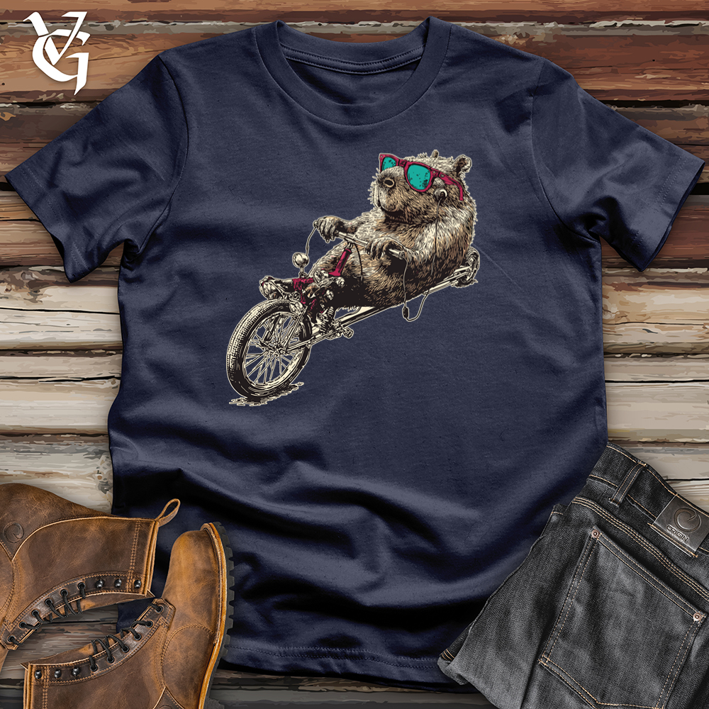 Viking Goods Capybara Racer Softstyle Tee Navy / S