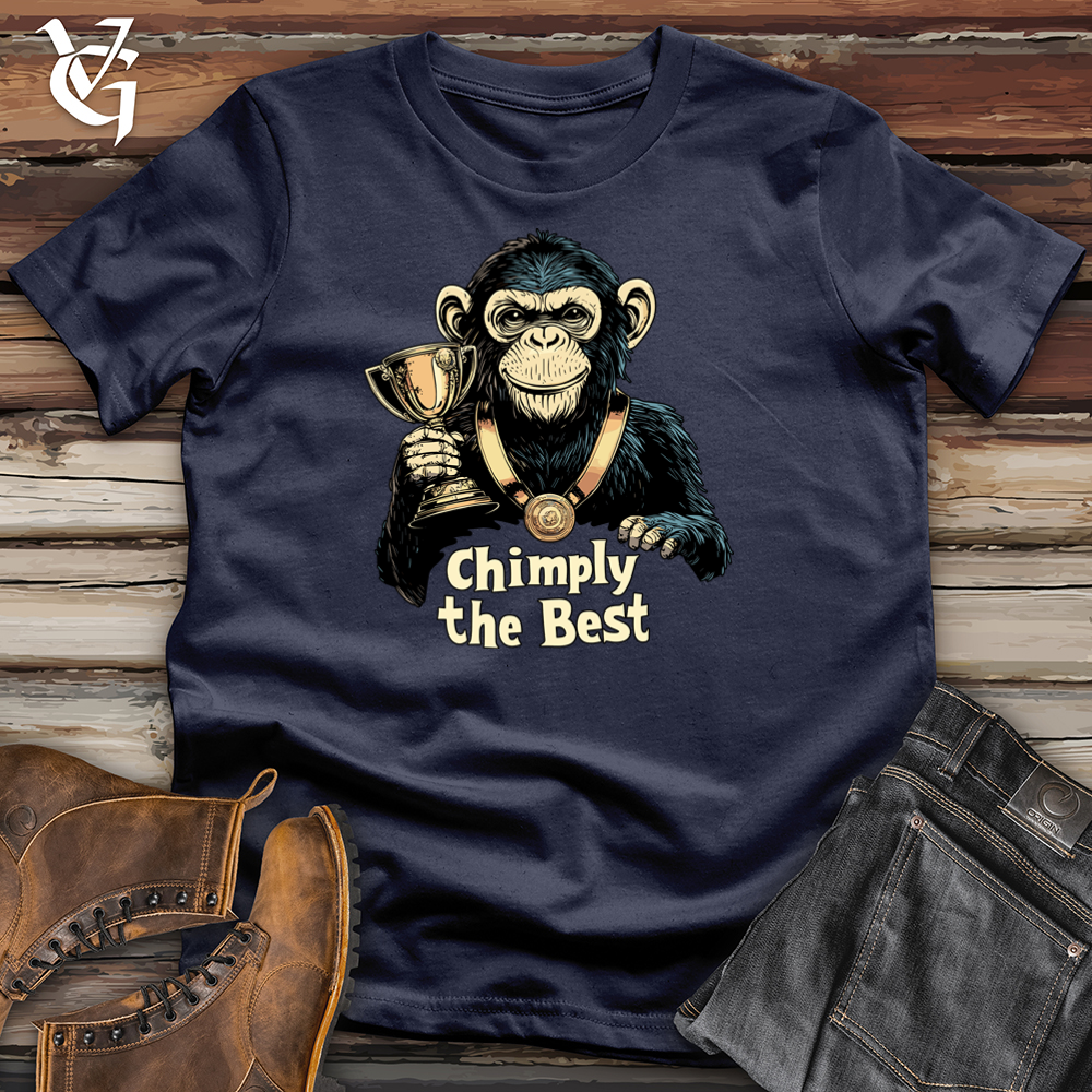 Viking Goods Chimply The Best Softstyle Tee Navy / S