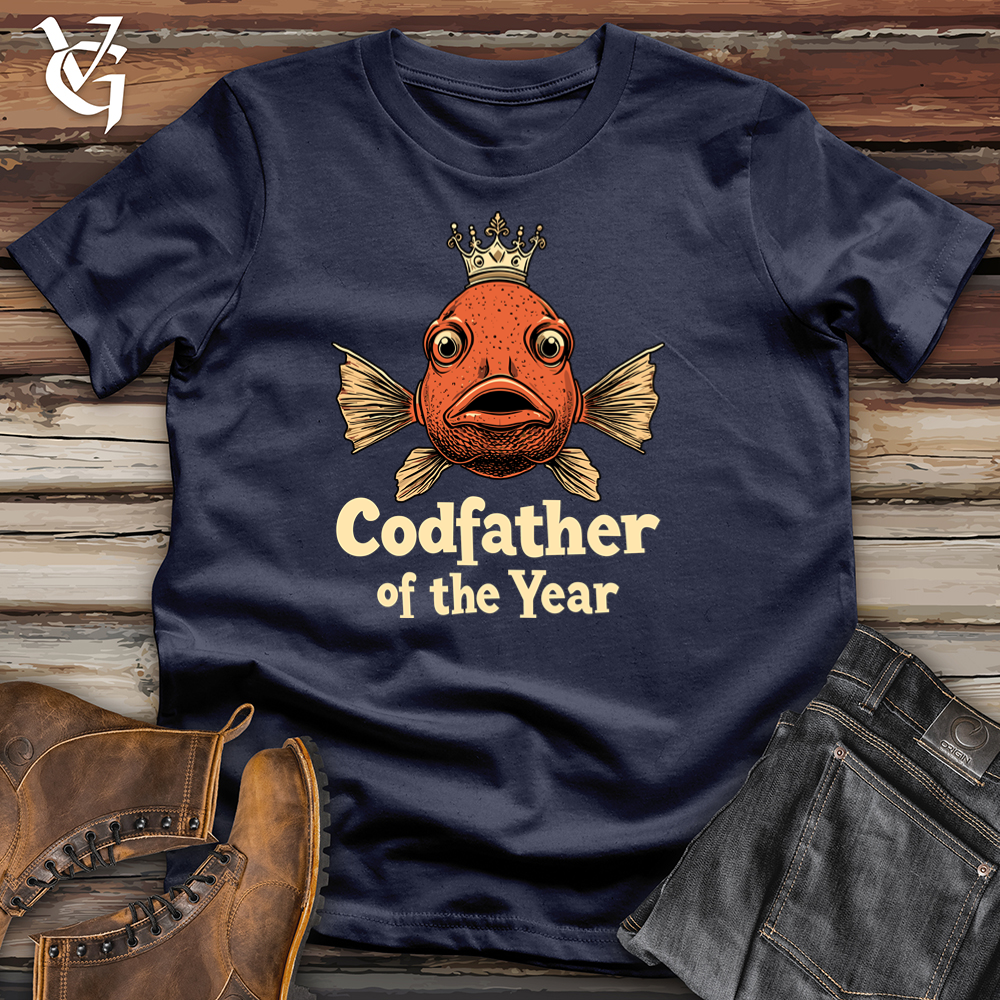 Viking Goods Codfather of the Year Softstyle Tee Navy / S