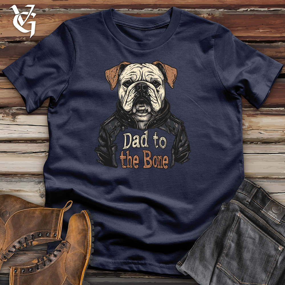 Viking Goods Dad to the Bone Softstyle Tee Navy / S