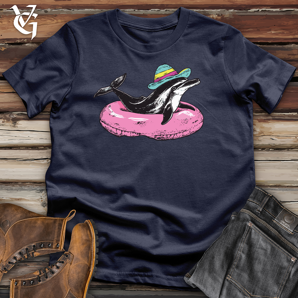 Viking Goods Dolphin Tube Softstyle Tee Navy / S