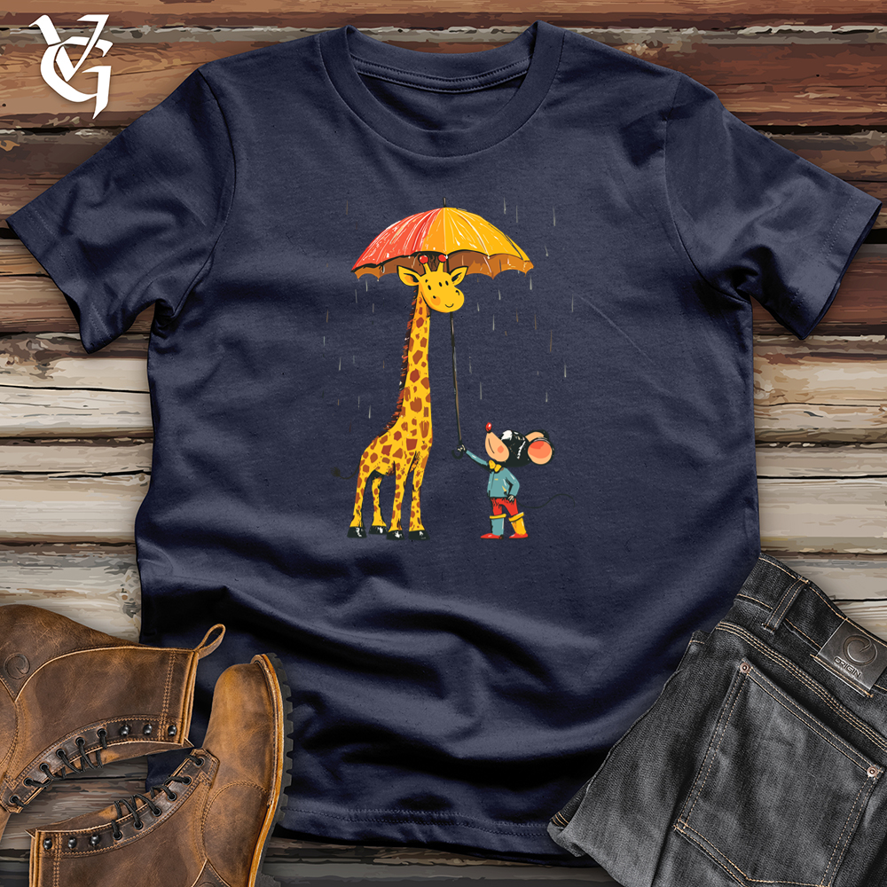Viking Goods Giraffe Rainstorm Softstyle Tee Navy / S