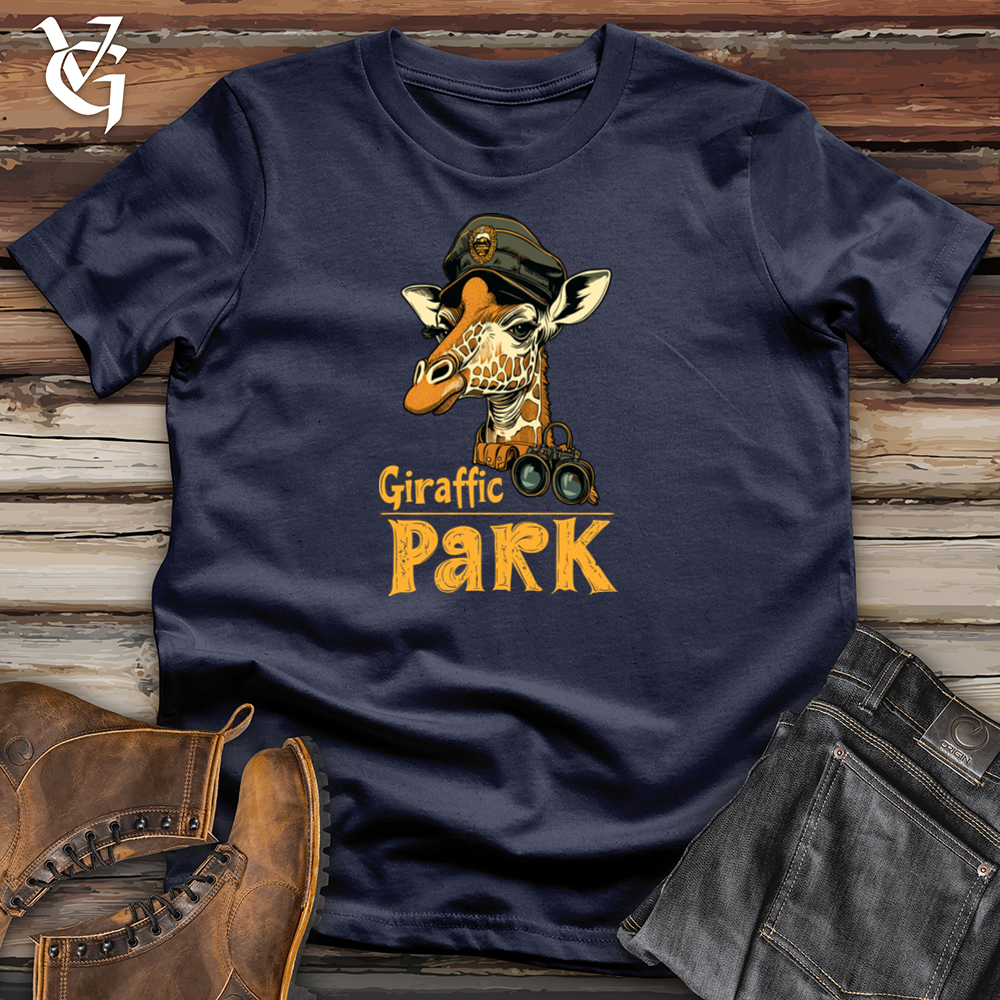 Viking Goods Giraffic Park Softstyle Tee Navy / S