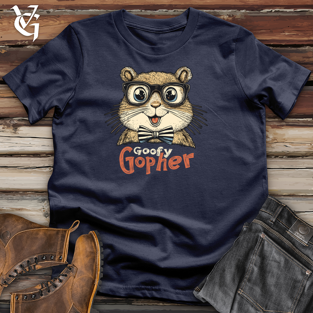 Viking Goods Goofy Gopher Softstyle Tee Navy / S
