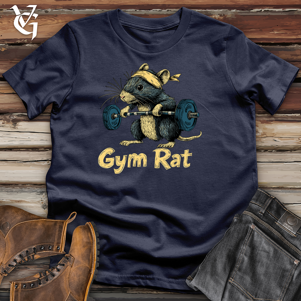 Viking Goods Gym Rat Softstyle Tee Navy / S