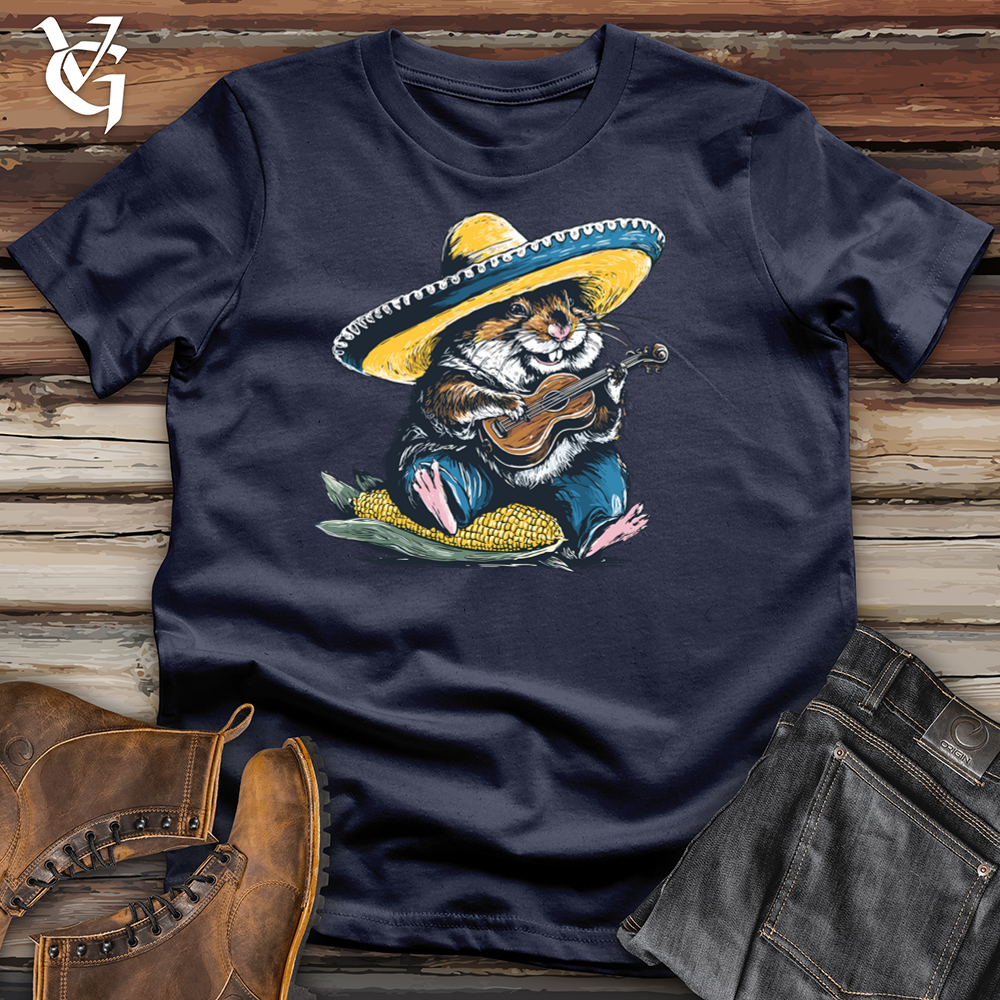 Viking Goods Hamster Violin Pluckmaster Softstyle Tee Navy / S