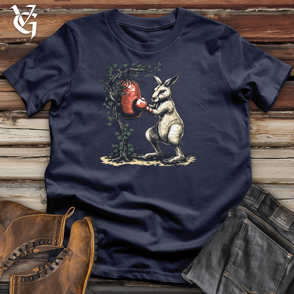 Viking Goods Kangaroo Punching Bag Softstyle Tee Navy / S