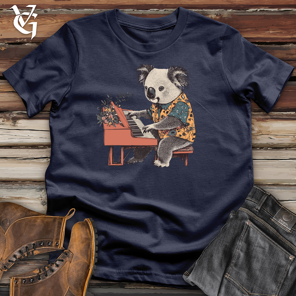 Viking Goods Koala Pianist Softstyle Tee Navy / S