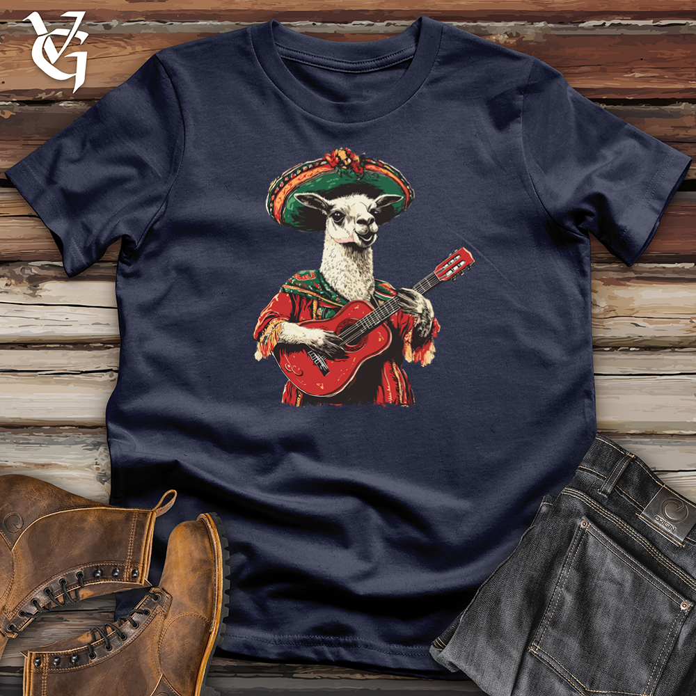 Viking Goods Llama Mariachi Softstyle Tee Navy / S