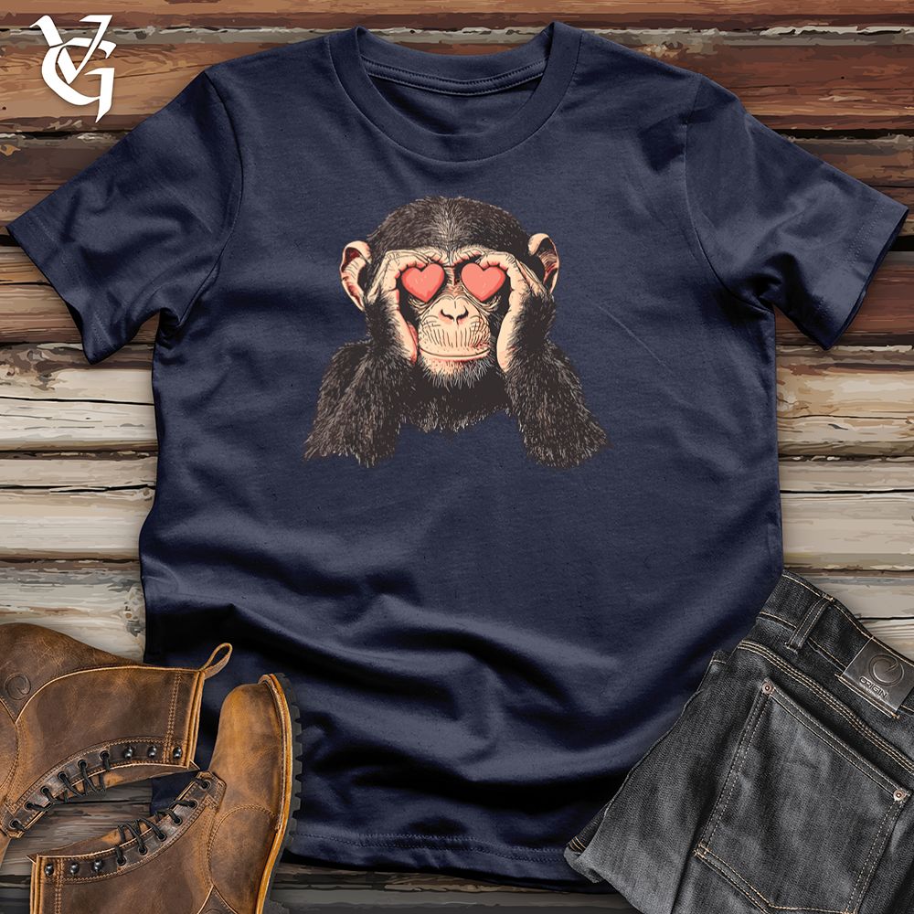 Viking Goods Love Drunk Monkey Softstyle Tee Navy / S