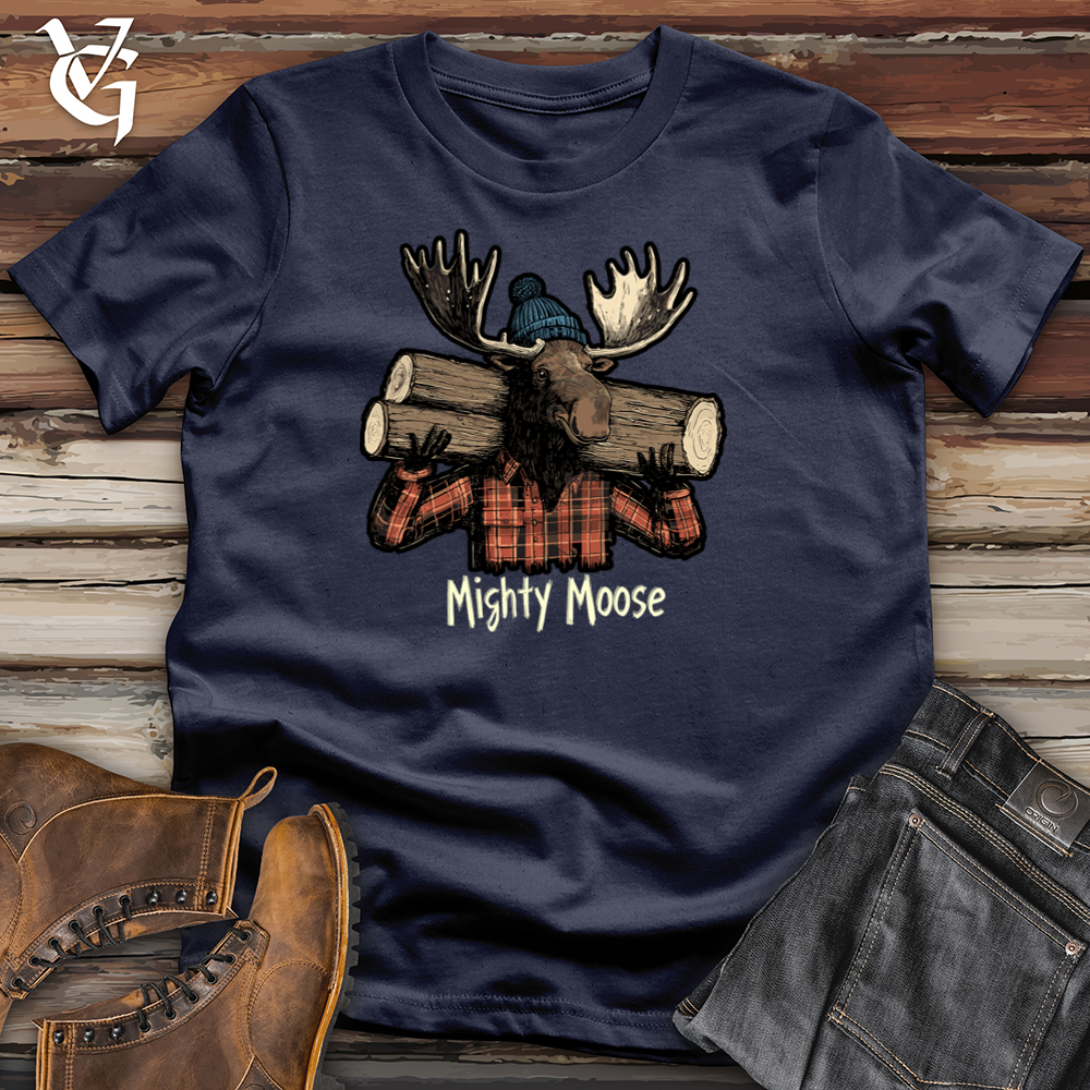 Viking Goods Mighty Moose Softstyle Tee Navy / S