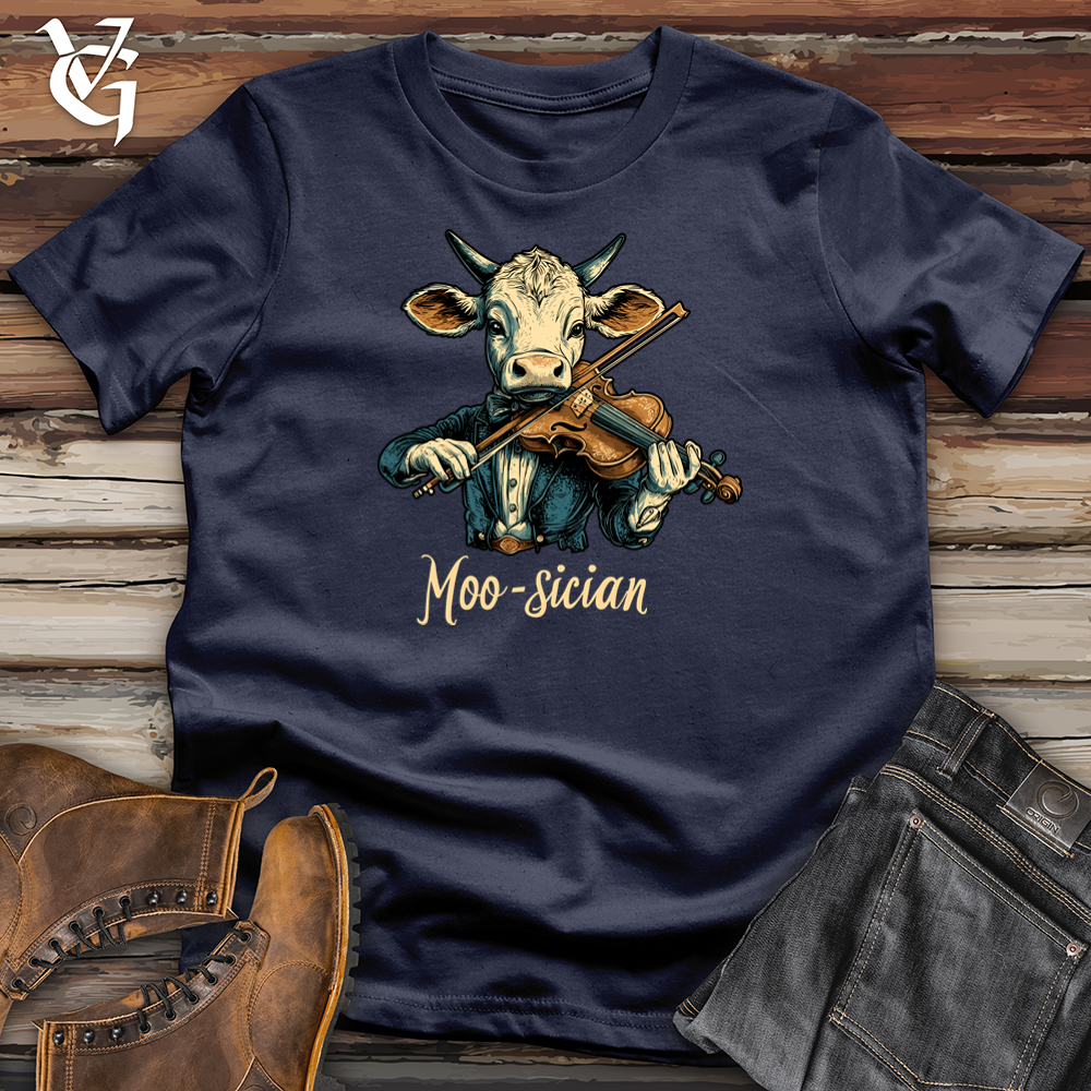 Viking Goods Moo-sician Softstyle Tee Navy / S