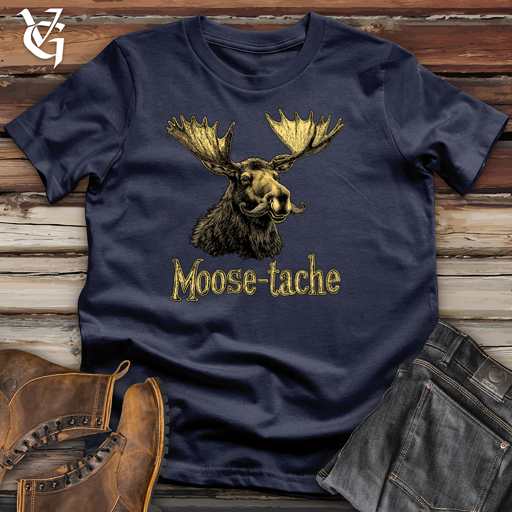 Viking Goods Moose-tache Softstyle Tee Navy / S