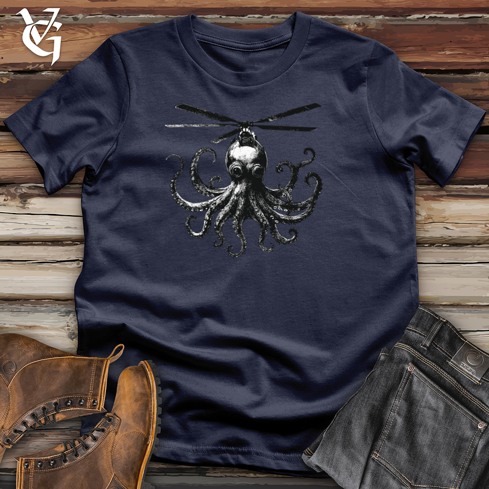 Viking Goods Octocopter Softstyle Tee Navy / S