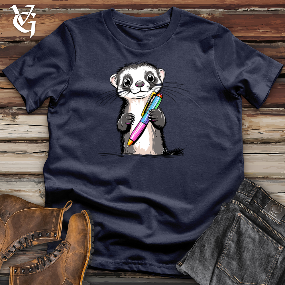 Viking Goods Otter Penman Softstyle Tee Navy / S