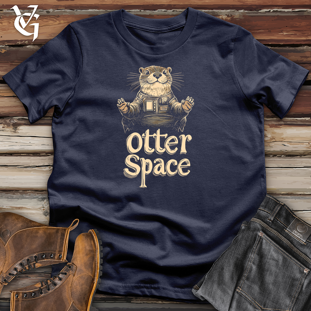 Viking Goods Otter Space Softstyle Tee Navy / S