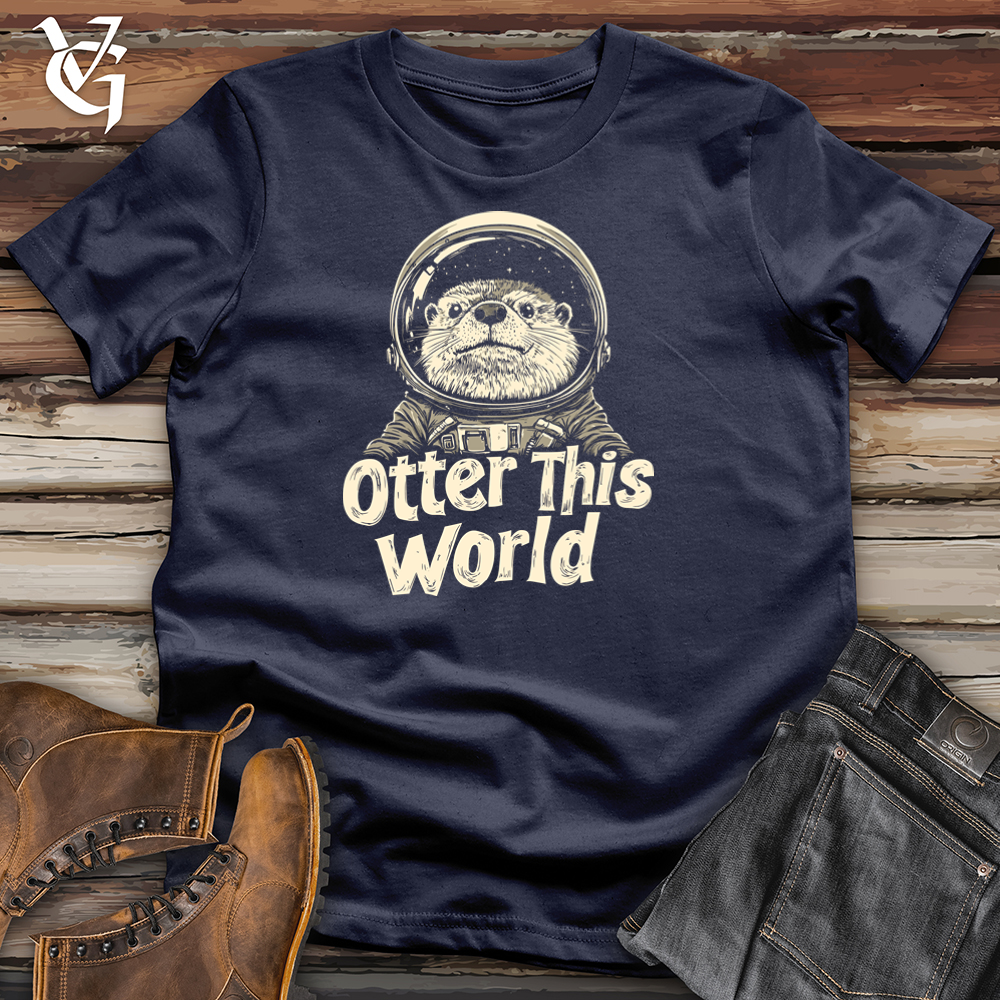 Viking Goods Otter This World Softstyle Tee Navy / S