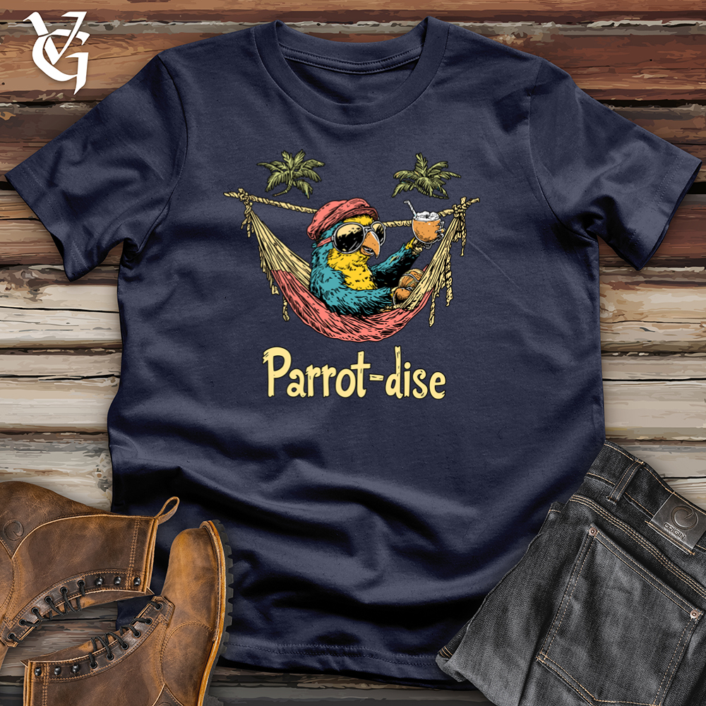 Viking Goods Parrotdise Softstyle Tee Navy / S