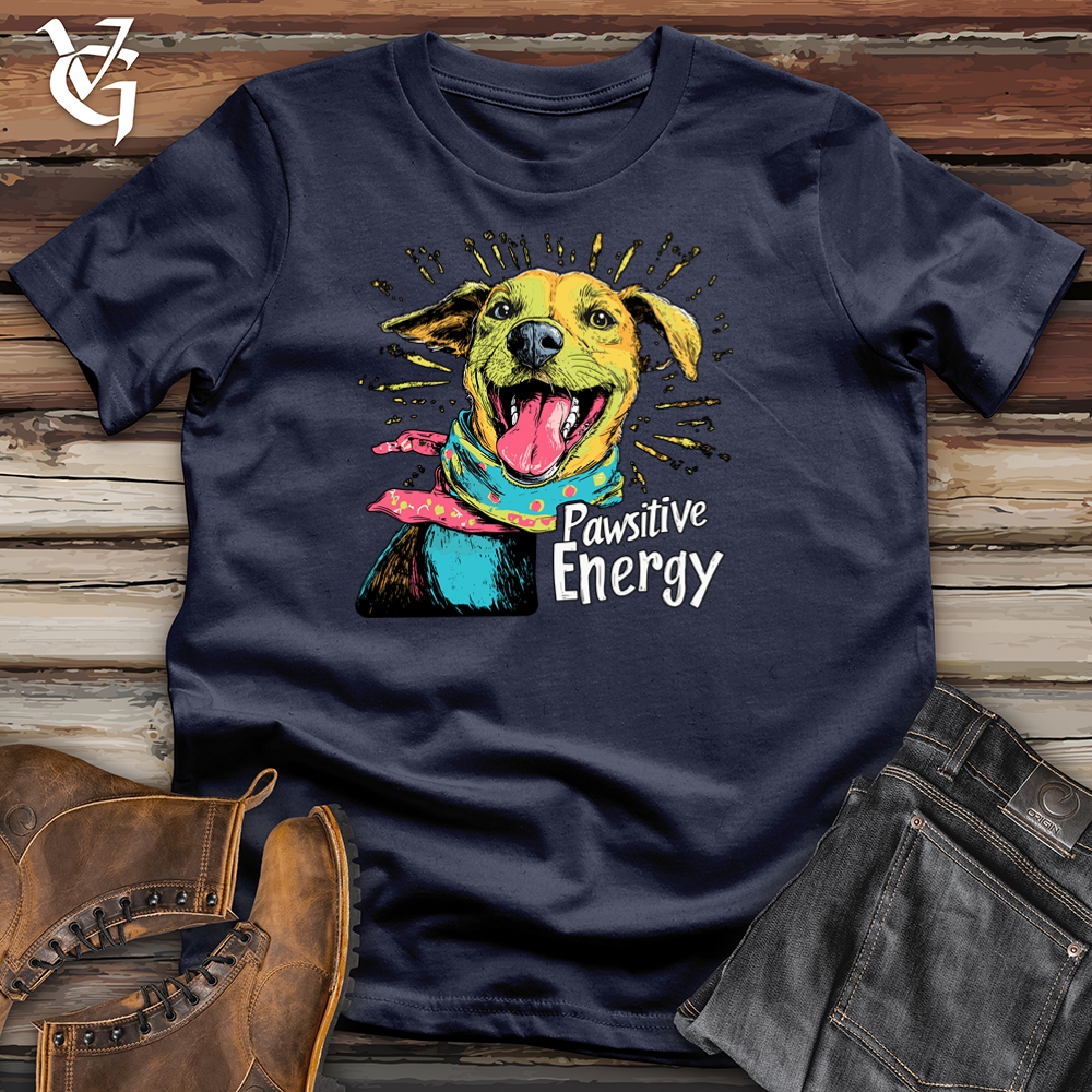 Viking Goods Pawsitive Energy Softstyle Tee Navy / S
