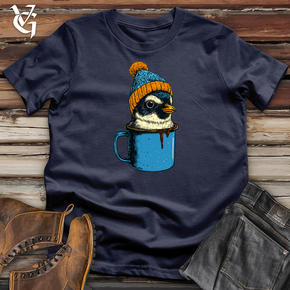 Viking Goods Penguin Hot Coco Softstyle Tee Navy / S