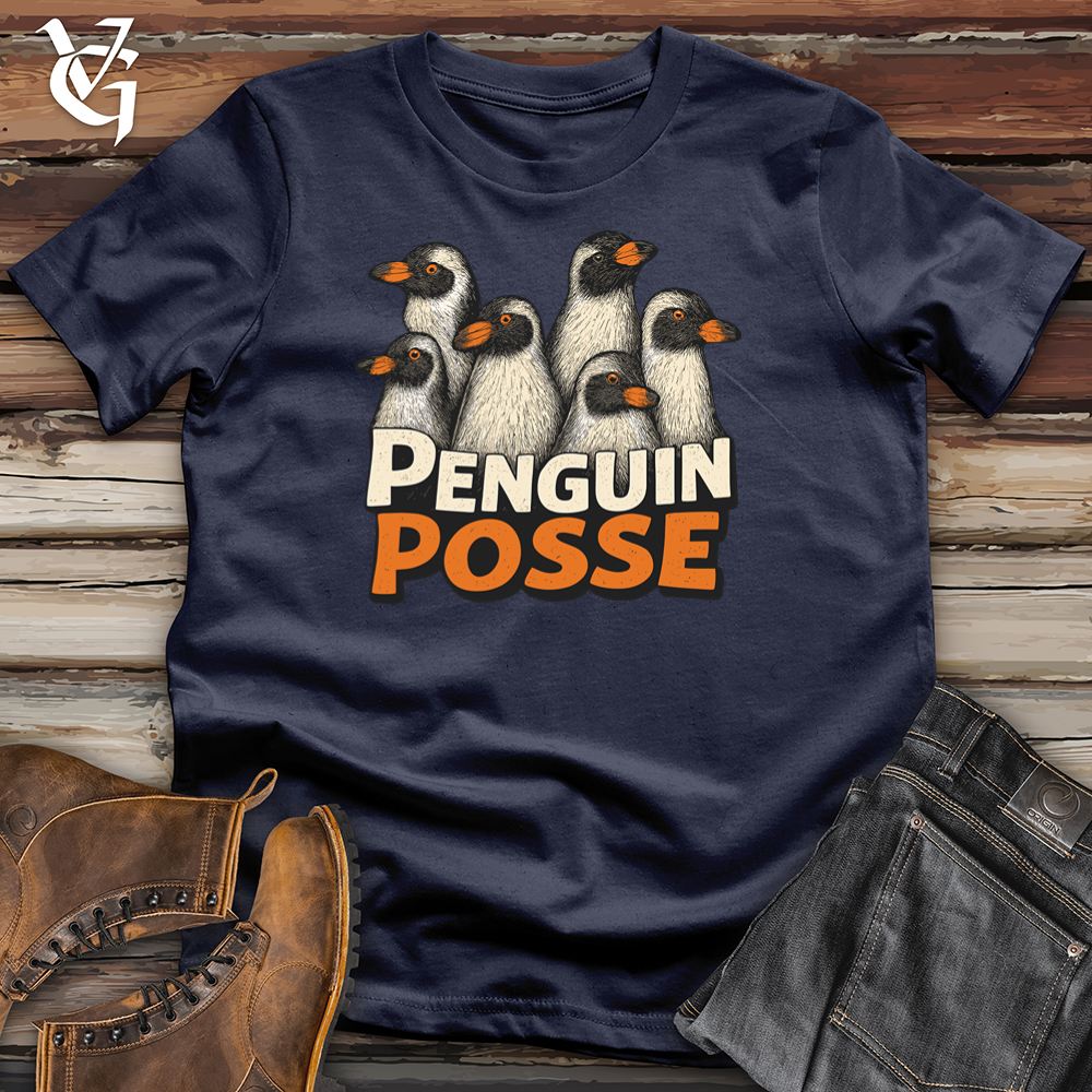 Viking Goods Penguin Posse Softstyle Tee Navy / S