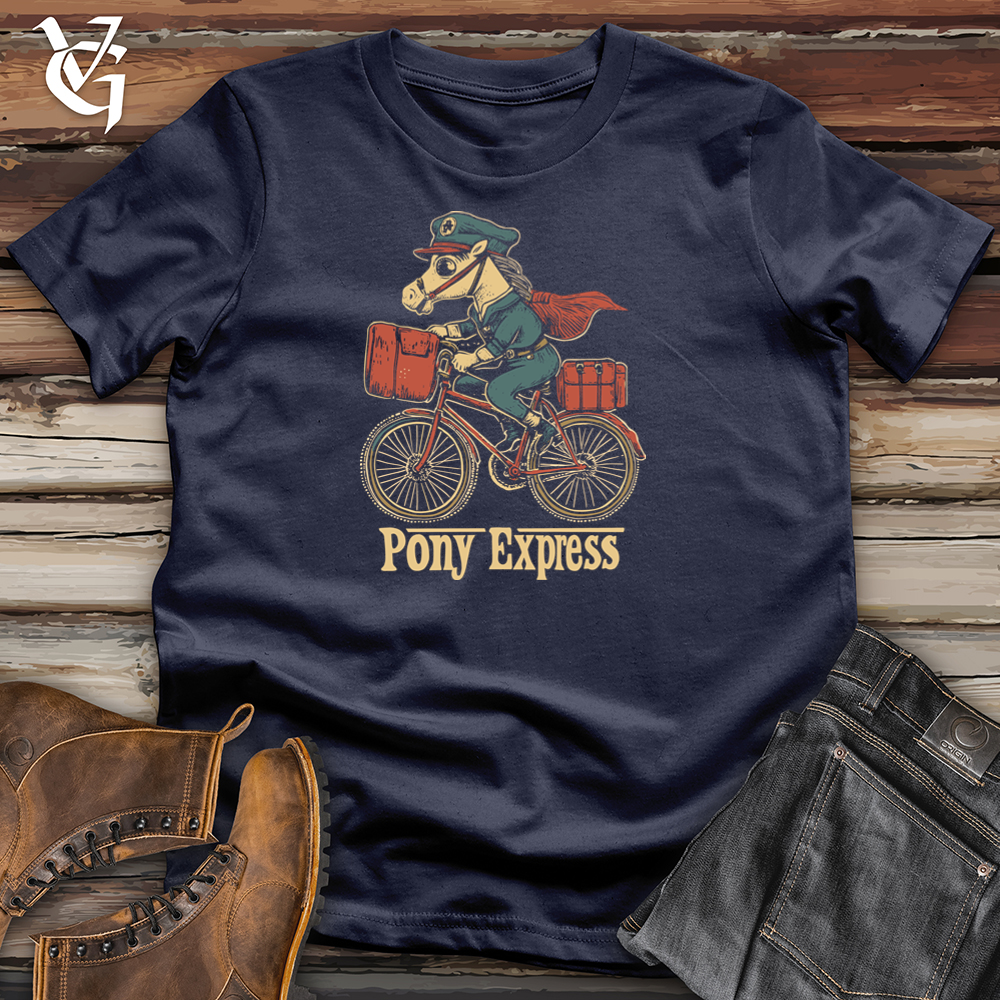 Viking Goods Pony Express Softstyle Tee Navy / S