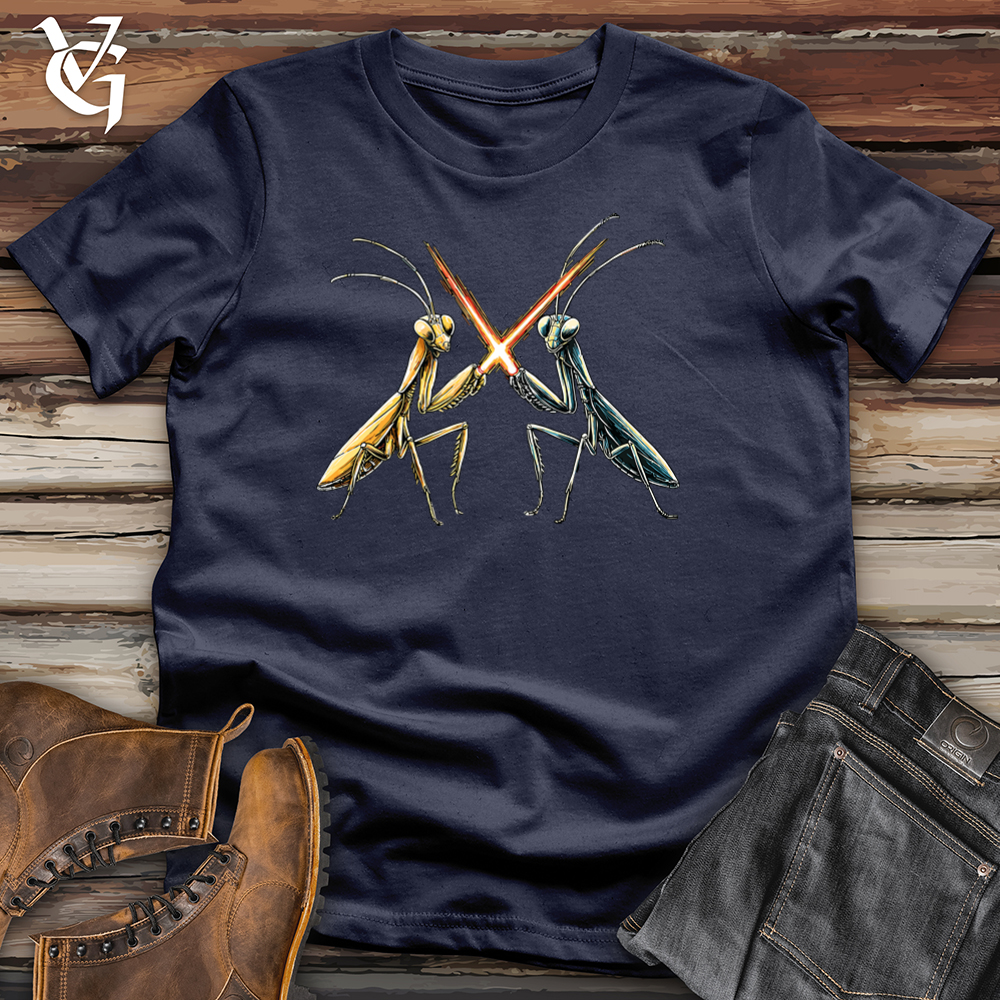 Viking Goods Praying Mantis Duel Softstyle Tee Navy / S