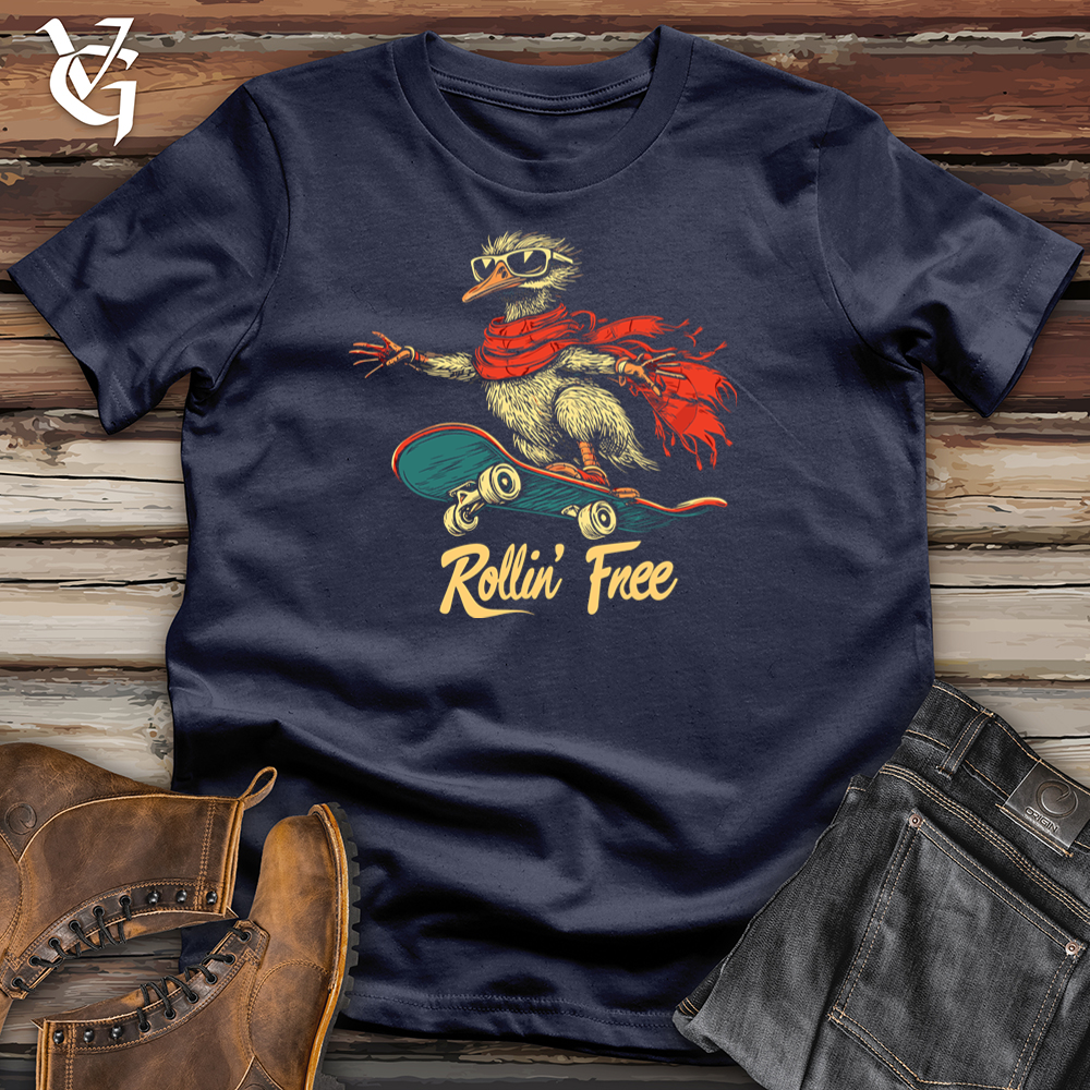 Viking Goods Rollin' Free Emu Softstyle Tee Navy / S