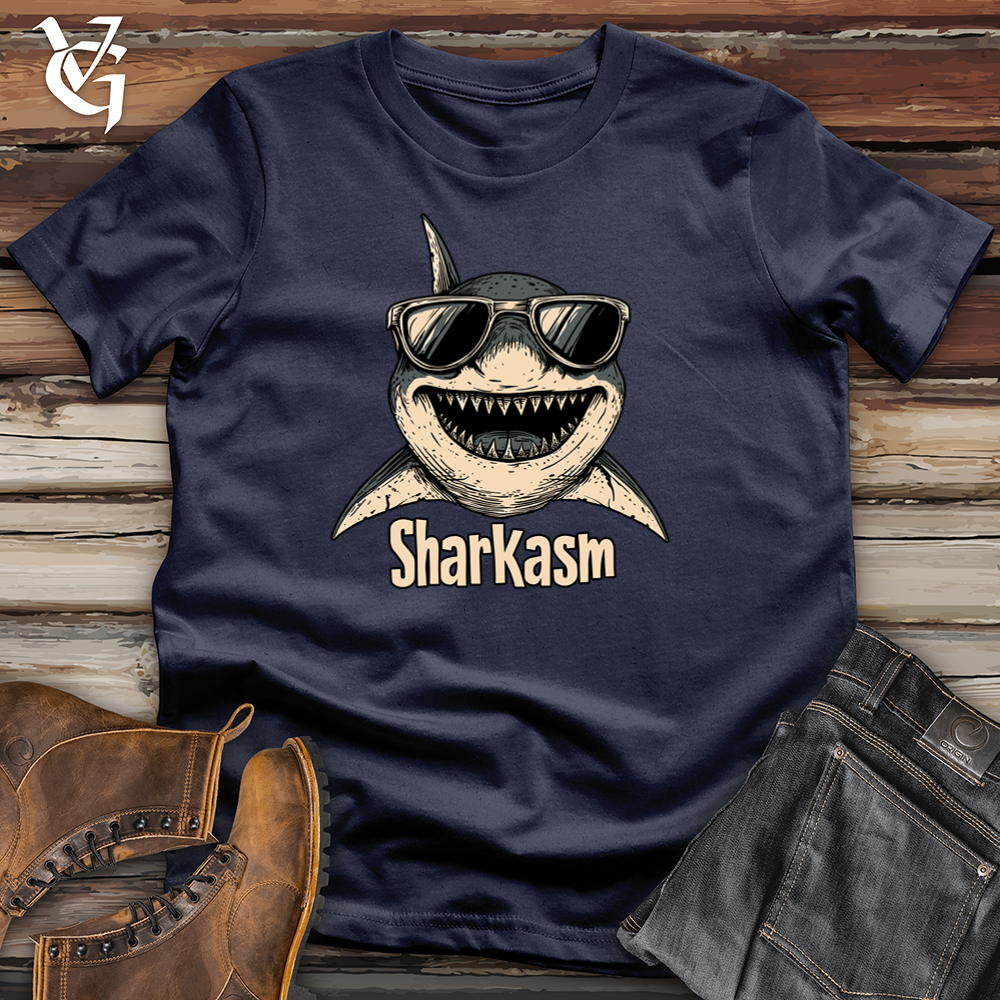 Viking Goods Sharkasm Softstyle Tee Navy / S