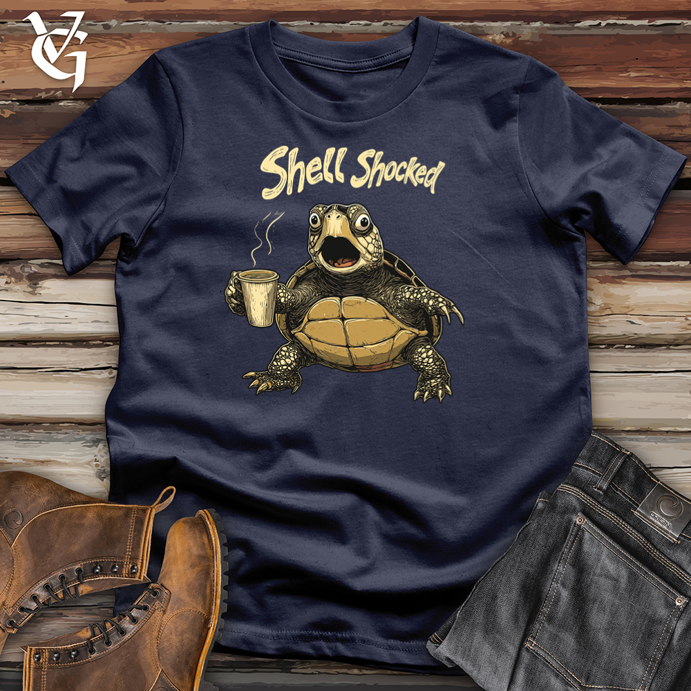 Viking Goods Shell Shocked Softstyle Tee Navy / S