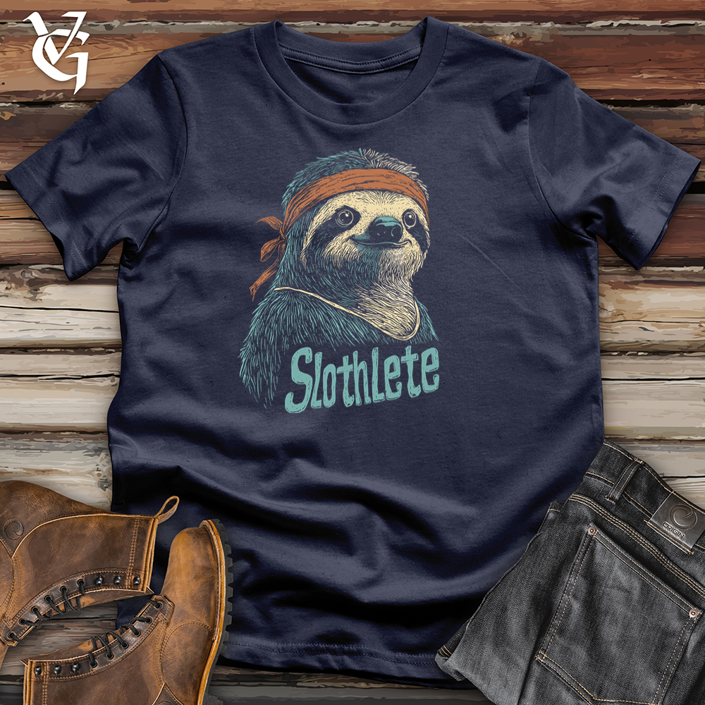 Viking Goods Slothlete Softstyle Tee Navy / S