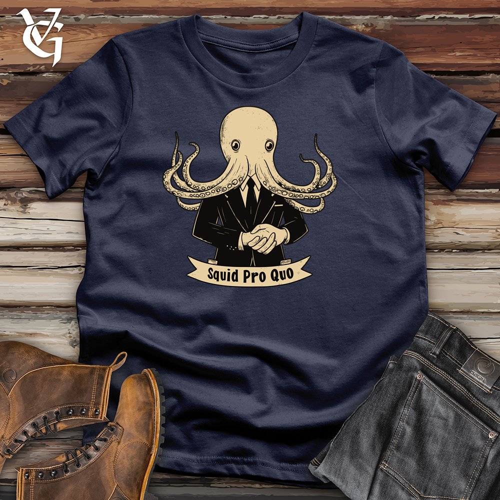 Viking Goods Squid Pro Quo Softstyle Tee Navy / S