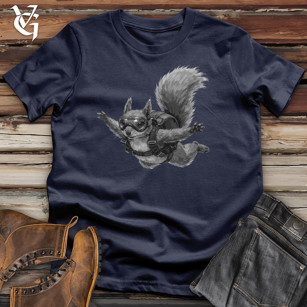 Viking Goods Squirrel Earhart Softstyle Tee Navy / S