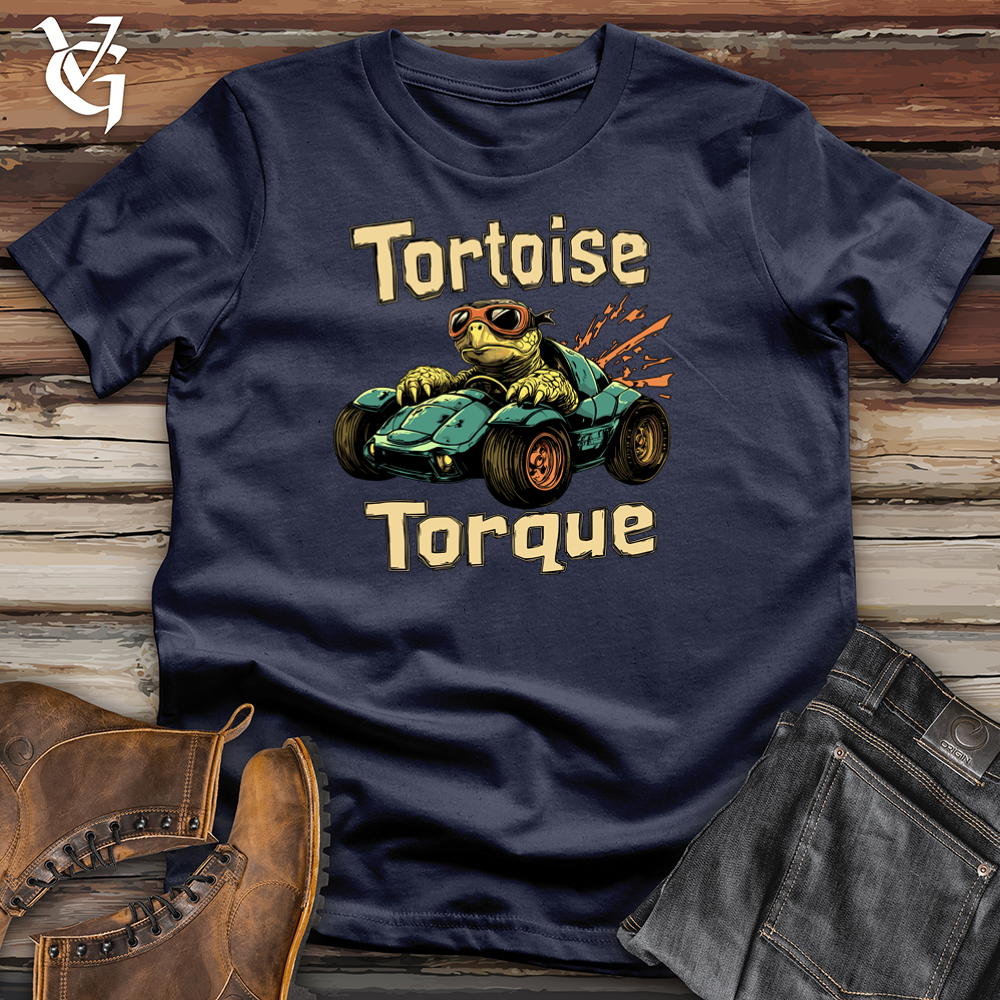 Viking Goods Tortoise Torque Softstyle Tee Navy / S