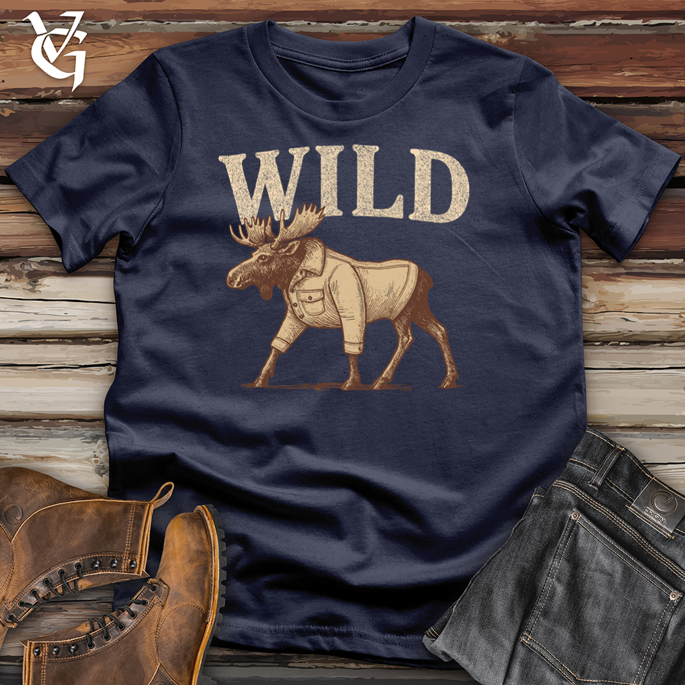 Viking Goods Wild Moose Softstyle Tee Navy / S