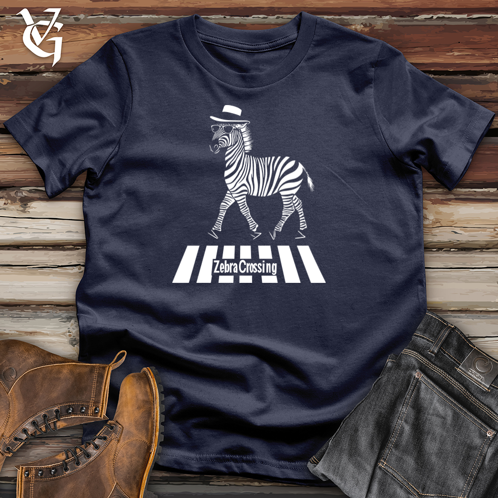 Viking Goods Zebra Crossing Softstyle Tee Navy / S