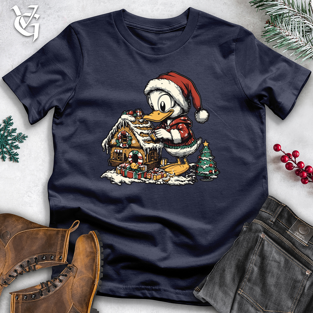Viking Goods Gingerbread Duck Softstyle Tee Navy / XS