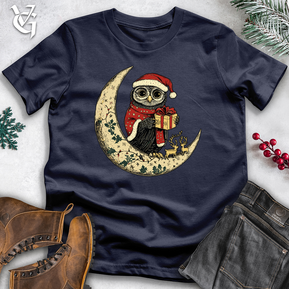 Viking Goods Lunar Santa Owl Softstyle Tee Navy / XS
