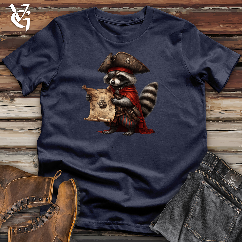 Viking Goods Raccoon Pirate Softstyle Tee Navy / XS