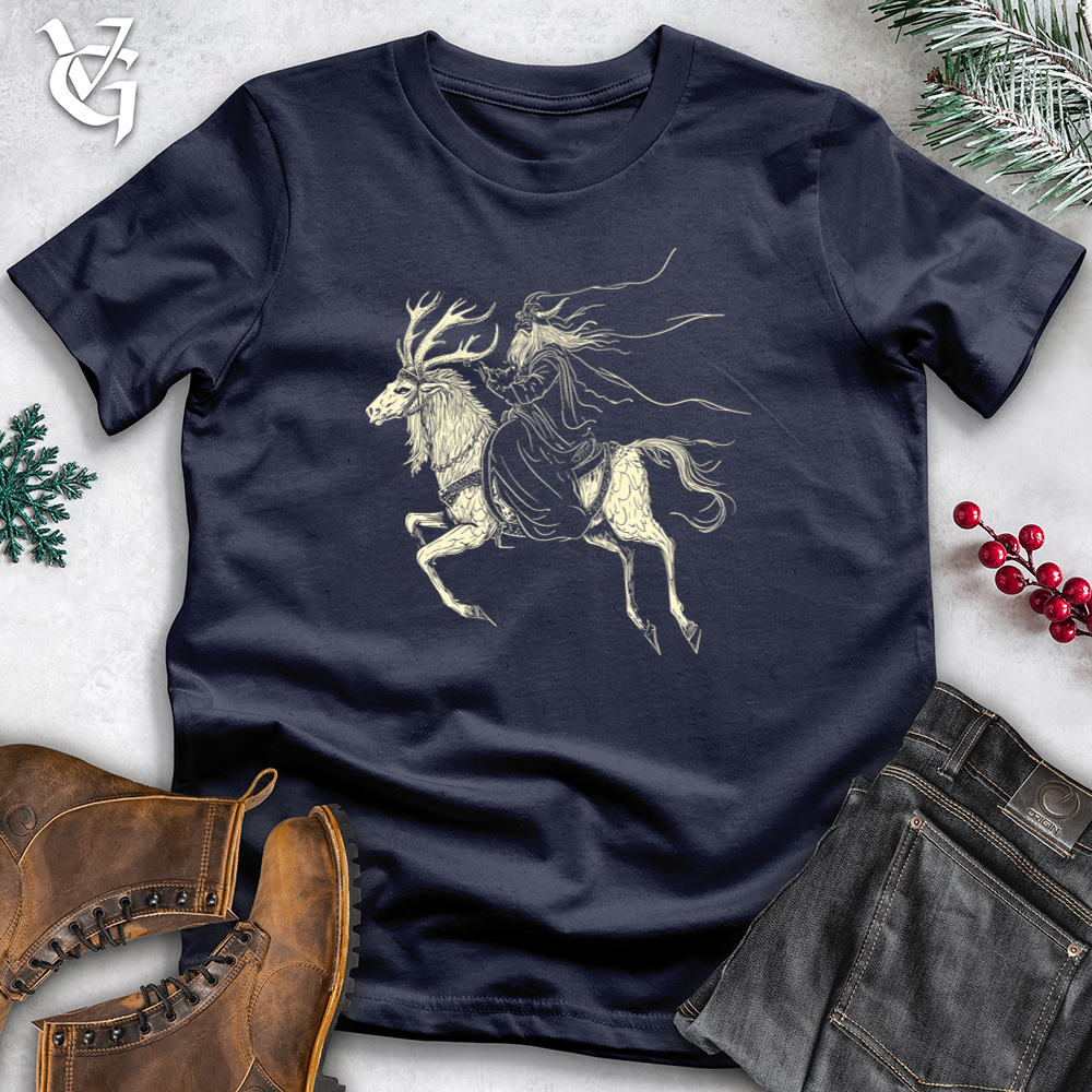Viking Goods Reindeer Viking Run Softstyle Tee Navy / XS