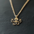 Viking Goods Octopus Barista Gold Necklace