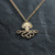 Viking Goods Octopus Jams Gold Necklace